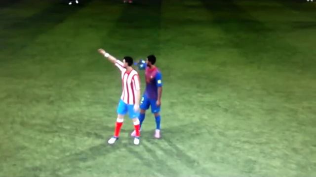 Baile Dani Alves y Arda Turan - FIFA 12 смотреть онлайн