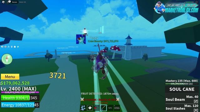 Hunting With Acidum Rifle Upgraded + Paw | Blox Fruits | Update 17.3 | GL Roblox смотреть онлайн