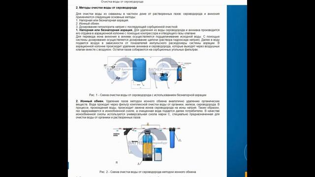 Очистка воды от сероводорода смотреть онлайн