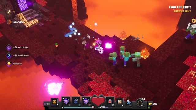 Minecraft Dungeons PS5 Gameplay Ancient Hunt Mission Pt1 смотреть онлайн