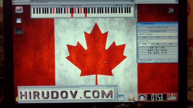 Canadian Anthem Performed by Korg PA 50 on AmigaOS 4.1.5 смотреть онлайн