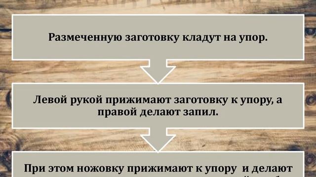 Технология ручной обработки древесины 5 класс смотреть онлайн