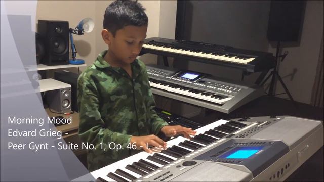 How to play Morning Mood on piano / Morning Mood - Edvard Grieg / Kids Piano смотреть онлайн