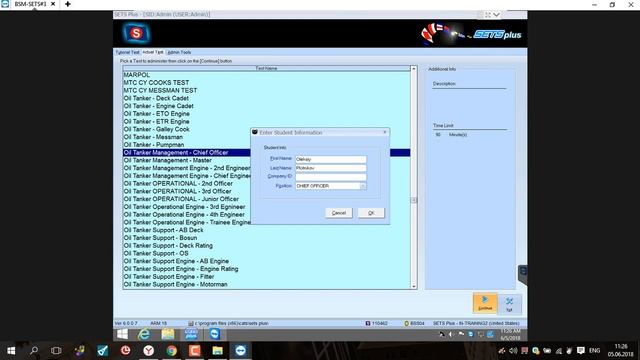 SETS test for BSM 06 05 18 смотреть онлайн