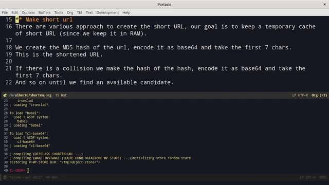 Create a URL Shortener using Hunchentoot and BKNR (Common Lisp) смотреть онлайн