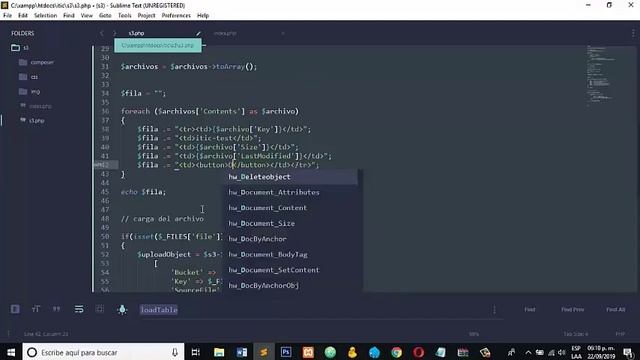 Carga, listado y descarga de Archivos con AWS S3 [PHP:AJAX] Prt. 2 смотреть онлайн