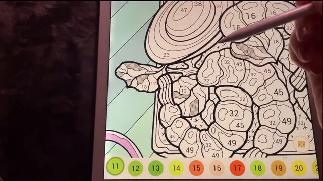 ? iPad ASMR - Super relaxing paint by number - clicky whispers & Counting смотреть онлайн