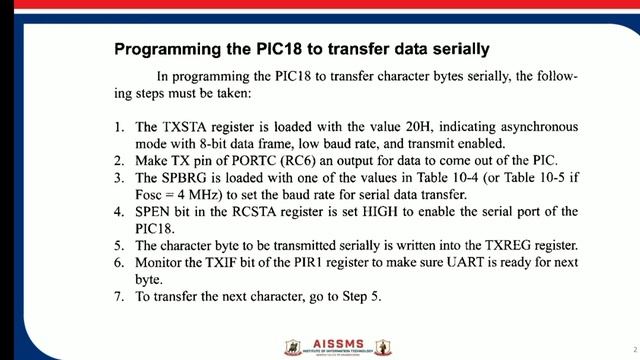 Serial Port Programming to Transmit Data смотреть онлайн