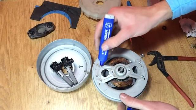 Kako popraviti usisivac prasine ( zadimio motor ) смотреть онлайн