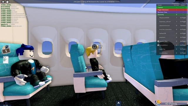 Крушение самолёта в ROBLOX смотреть онлайн