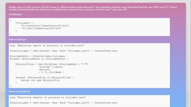VS 2017 reference local projects by filepath (like using global.json in VS 2015) смотреть онлайн