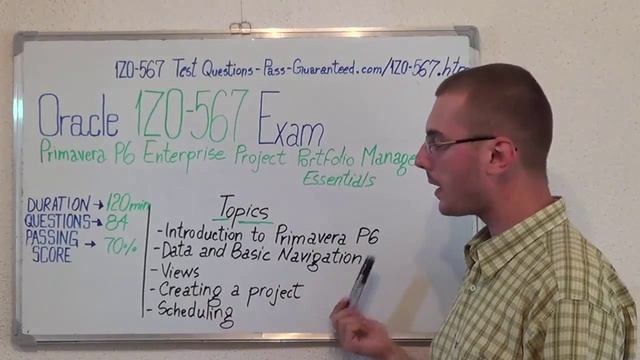 1Z0-567 – Primavera Exam P6 Enterprise Project Test Essentials Questions смотреть онлайн