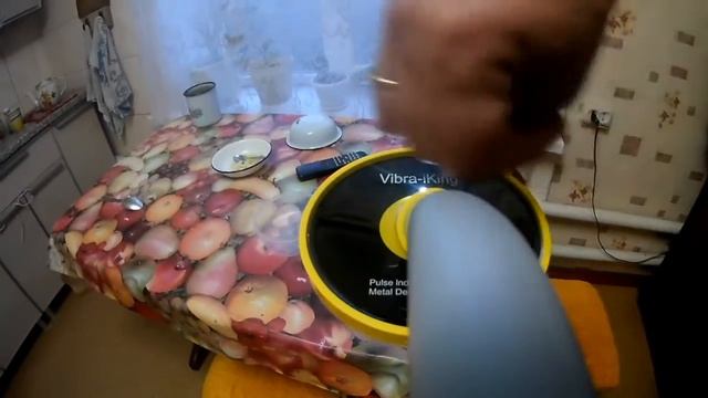 Тест металлоискателя Vibra iking 750 PI-iking750 (Vibra Tector 730) в солёной воде смотреть онлайн