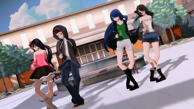 Umbrella [Remix] (MMD) +Models DL смотреть онлайн