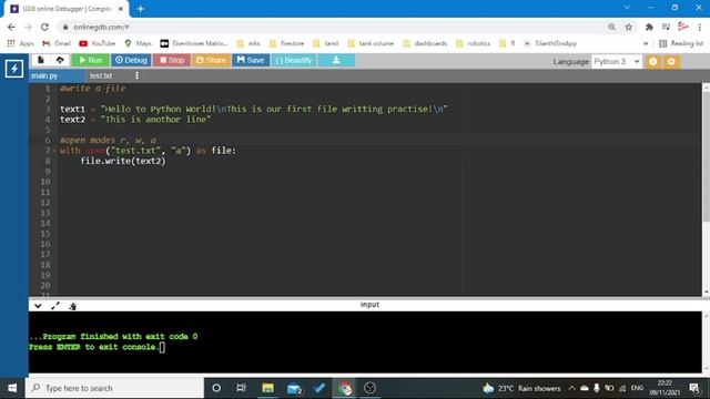Python write a file and copy a file | Tamil смотреть онлайн