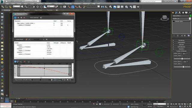 3D Max KF - №10 (работаем в reaction manager) смотреть онлайн