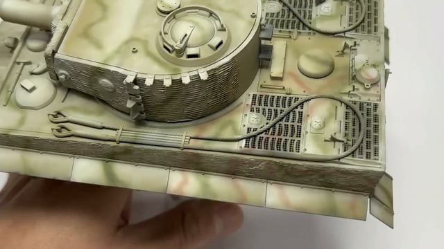 Tamiya 1/35 Tiger I【First Homemade Zimmerit Coating】#scalemodel #tankmodel #howtopaint