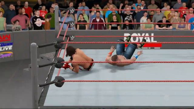 WWE Royal Rumble 2017 WWE Championship AJ Styles Vs. John Cena