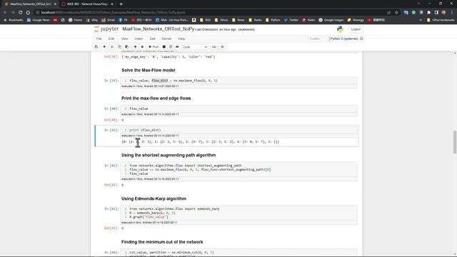 Solving Maximum Flow Problem with Python смотреть онлайн