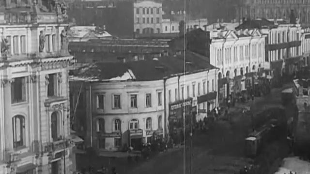 Кинохроника 1926 г. Москва. Театральный проезд. смотреть онлайн