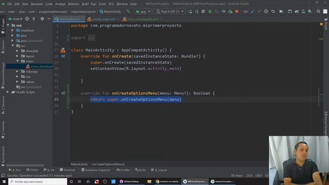? Menú desplegable (ActionBar) en Android Studio [56] смотреть онлайн