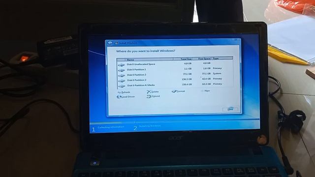 Cara Menginstall Windows 7 Netbook Acer Aspire One
