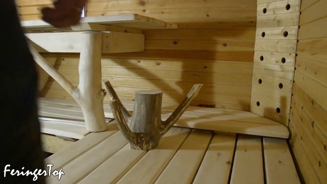 Скамейка из Осины и Осиновых Опор. Баня с Печью Ферингер. Отделка Моей Парной Своими Руками. смотреть онлайн