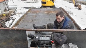 Устанавливаем и подключаем электрическую лебёдку RUNVA EWN 17500  Лебёдка на эвакуатор  Болтовня