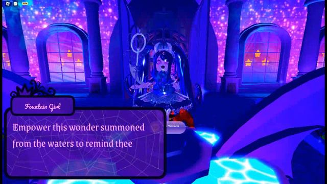 I just won the new Dark Fairy Eveningfall Halo 2023 in Royale High... смотреть онлайн