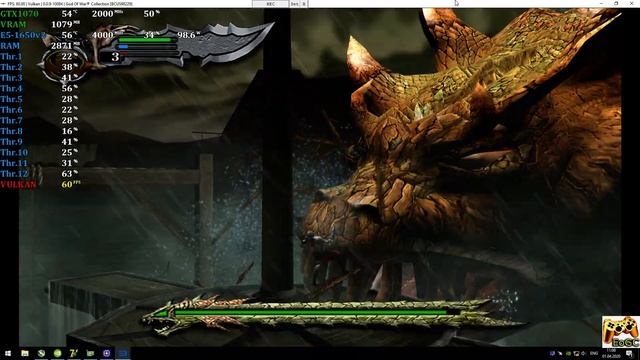 RPCS3 0.0.9 [PS3 Emulator] - God of War 1 HD [QHD-Gameplay] E5-1650v2 #14 смотреть онлайн