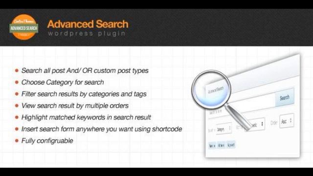 Preview Advanced Search Form WordPress смотреть онлайн
