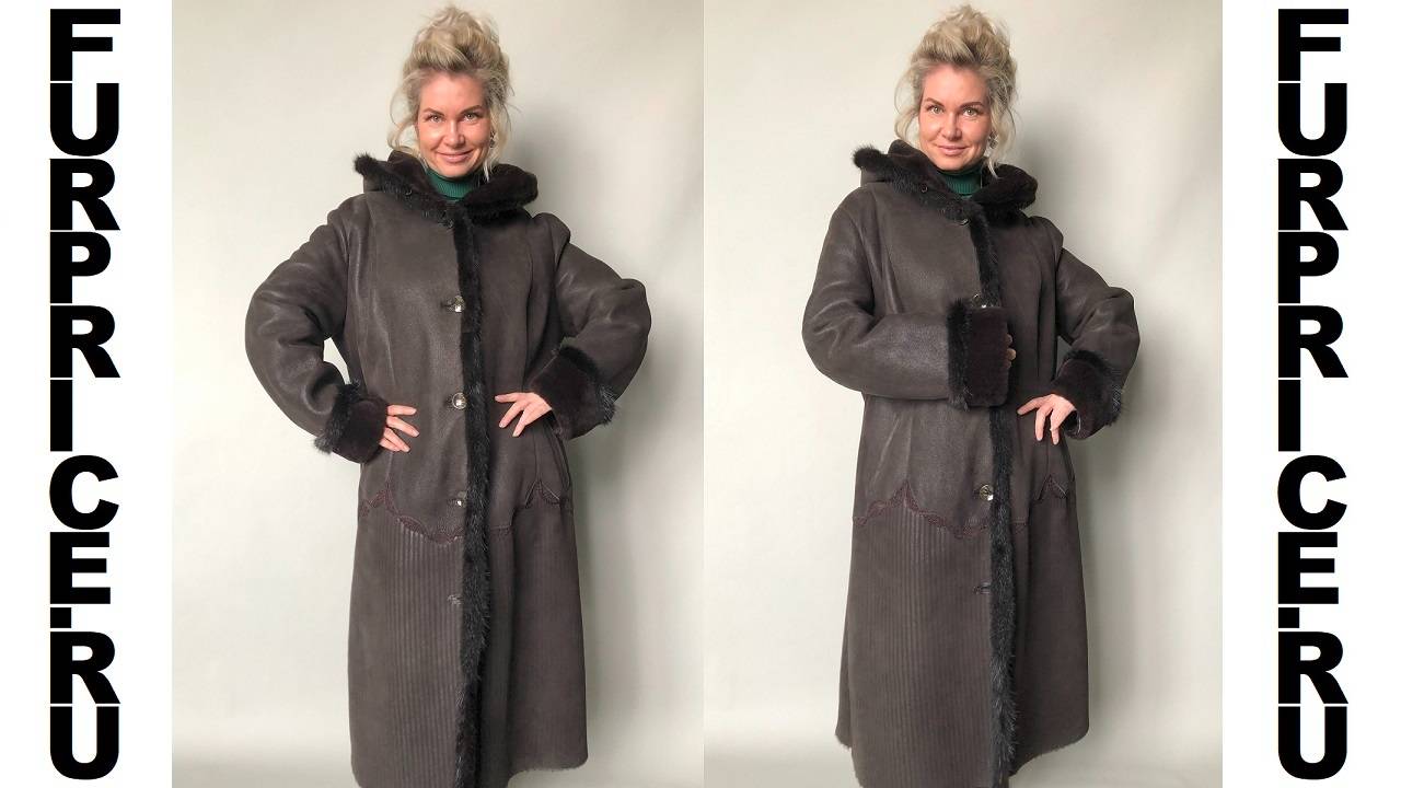 Дубленка женская тм TISSAVEL новая за 14500 ₽, кап. цв.шоколад отд.норка дл.115 см р.52-54 арт 11837 смотреть онлайн