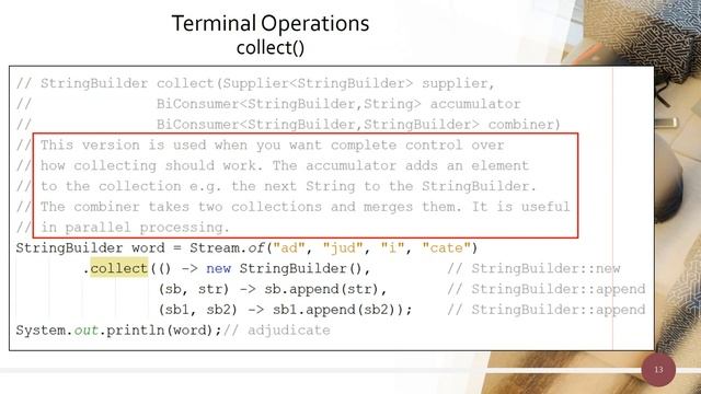 Java Streams Tutorials - Part 6 - collect() terminal operation смотреть онлайн