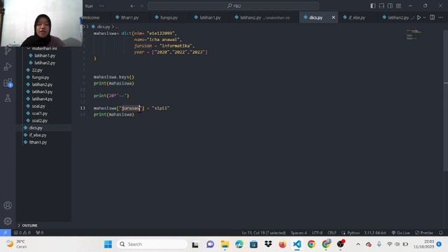 PYTHON DICTIONARIES смотреть онлайн