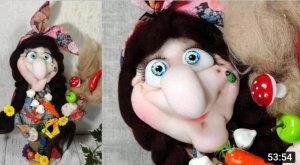 Баба Яга. Мастер-класс.  Поделки своими руками.