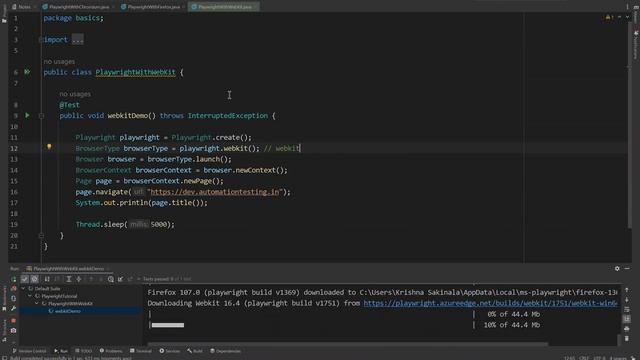 #8 Run Playwright Script with Webkit| How to Execute Playwright Script in Webkit Browser смотреть онлайн