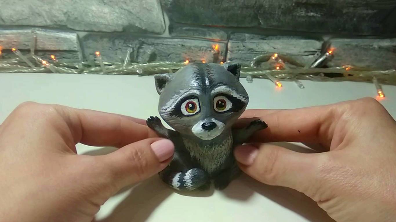 Енот. Поделки. DIY. смотреть онлайн