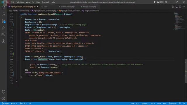 Pagination Laravel | Paginador manual en Laravel - "Bug" en simplePaginate() смотреть онлайн