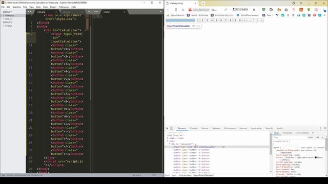 КАЛЬКУЛЯТОР НА ЧИСТОМ JAVASCRIPT #1 смотреть онлайн