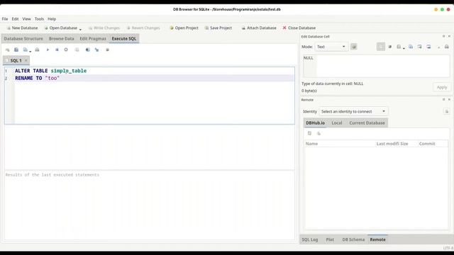 SQL - How to rename and delete tables смотреть онлайн