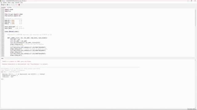 Programmare in MicroPython: Display LCD I2C смотреть онлайн