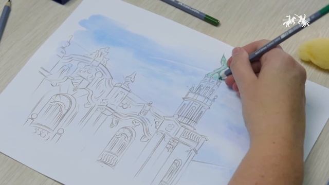 Акварельные карандаши Faber-Castell серии Goldfaber Aqua смотреть онлайн