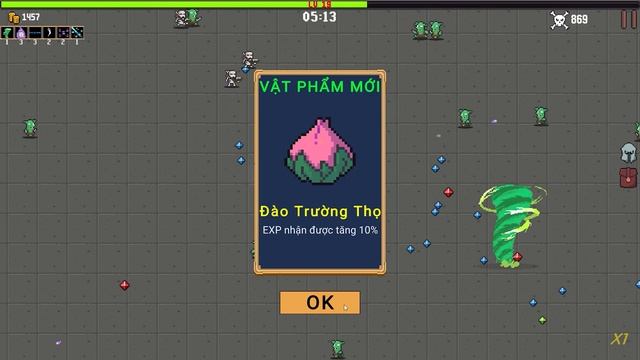 Bị Bò Rượt | Pixel Survivors : Roguelike смотреть онлайн