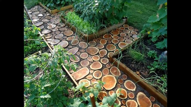 Дорожки в саду.Дизайн дачи. смотреть онлайн