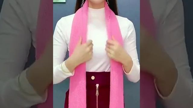 Как завязать шарф - 7 способов Как носить шарф смотреть онлайн