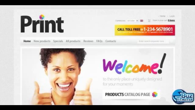 Download Print Shop ZenCart Template by Mercury TM смотреть онлайн