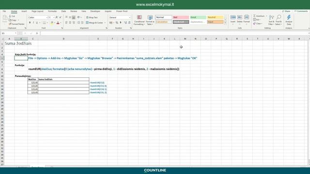 Excel Mokymai - Suma žodžiais смотреть онлайн