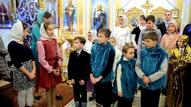 Рождество Христово 2017 воскресная школа г. Купянск смотреть онлайн