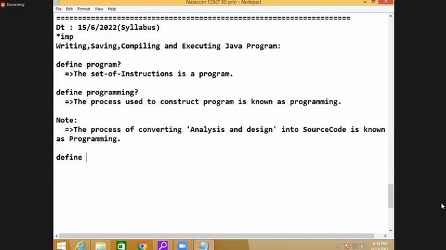 04 CORE JAVA DAY 4 WHAT IS PROGRAM PROGRAMMING PROGRAMMER COMPILATION & EXECUTION PROCESS смотреть онлайн