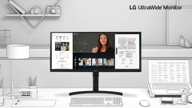 LG UltraWide™ | Why 21:9 Monitors? - For Your Online Classes | LG смотреть онлайн